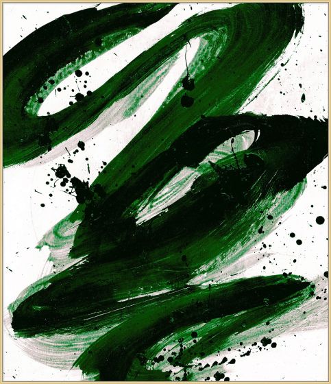 Emerald Green Abstract