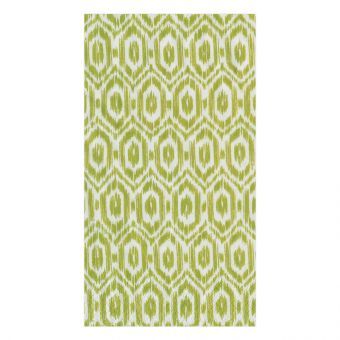 Green Amala Ikat Guest Towel