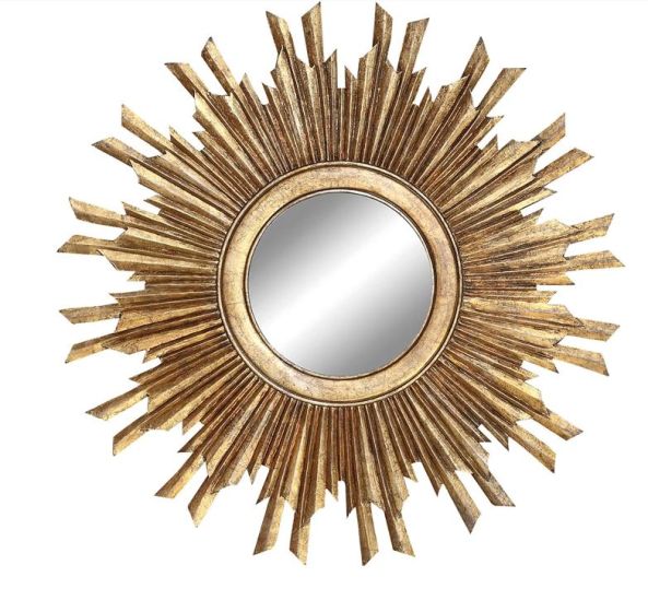 Round Sunburst Mirror