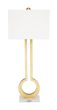 Gold Leaf & Acrylic Buffet Lamp