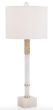 Alabaster Filigree Overlay Lamp