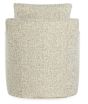 Grey Textured Bree Swivel Chair