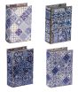 Blue Pattern Book Box