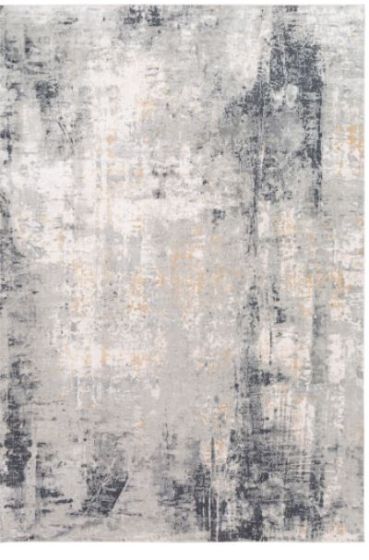 Grey, Slate & Mustard Rug