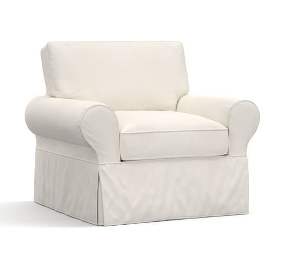 Chalk White Slipcover Chair