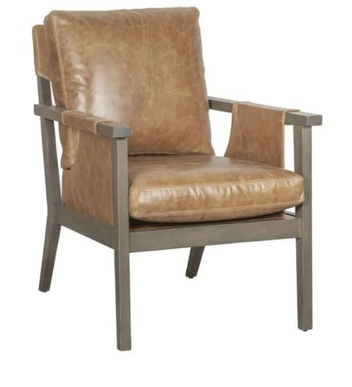 Bone Leather Sling Chair