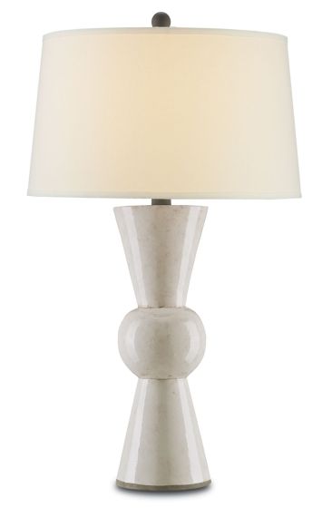 Antique White Terracotta Lamp