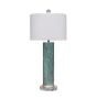 Grey Jade & Crystal Lamp