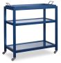 Navy & Silver Bar Cart