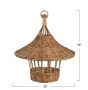 Handwoven Wicker Birdhouse
