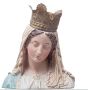 Handpainted Magnesia Mary Bust