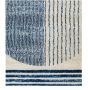 Blue Circle Pattern Rug