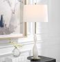 Curved Base White Lamp