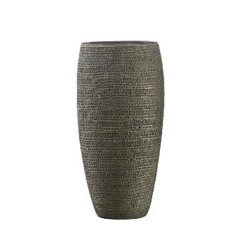 Large Cement Bronze Vase