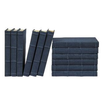 Black Linen Bound Book