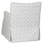 Ivory Track Arm Swivel Chair