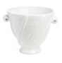 Large White Ribbon Cachepot