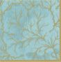 Gilded Majolica Aqua Cocktail