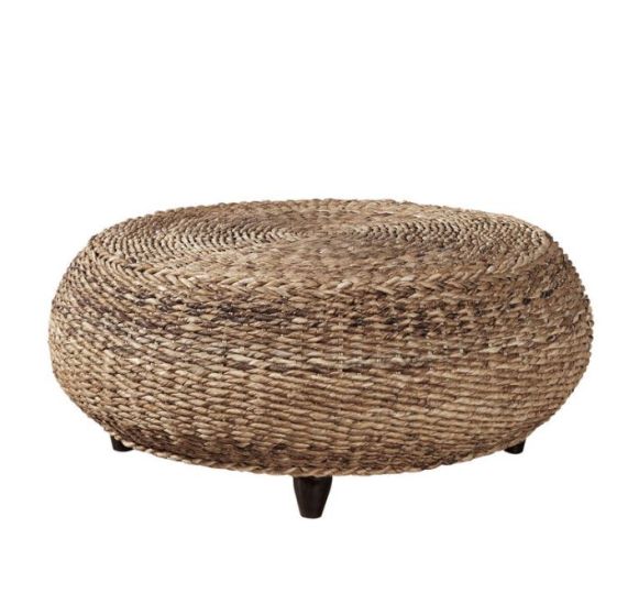 Woven Kubu Coffee Table Ottoman