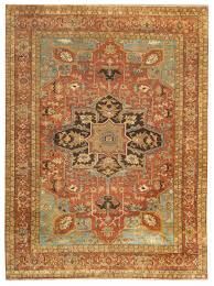 Teal, Rust & Gold Rug