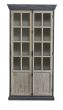 Charcoal & White 2 Door Cabinet