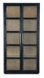 Shou Sugi Ban Curio Cabinet