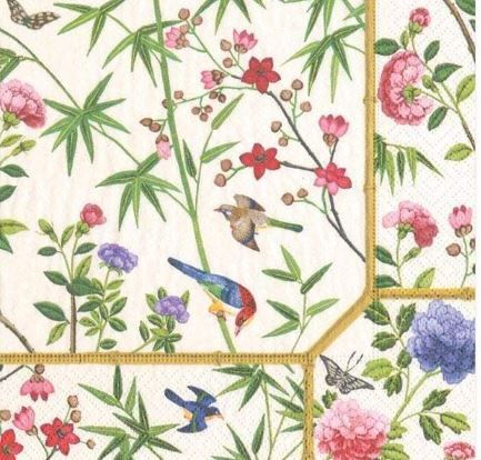 Chinese Wallpaper Guest Towel