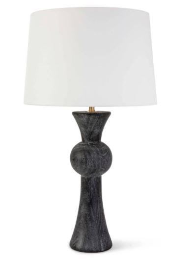 Limed Oak Wood Lamp