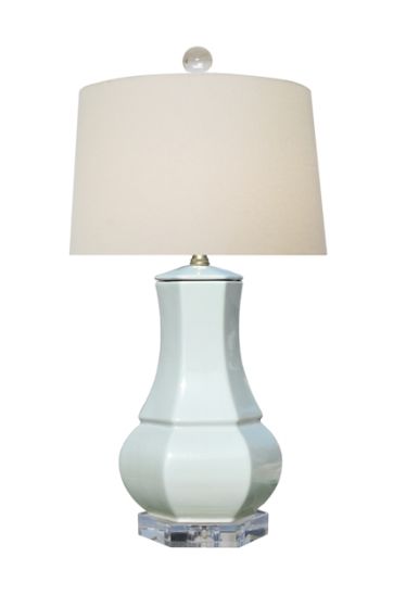 Palladian Blue Hexagon Lamp