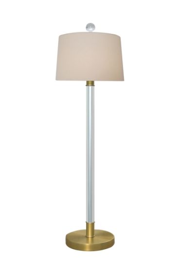 Crystal & Brass Lamp