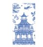 Pagoda Blue Toile Guest Towel
