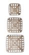 16.5"Square Wood Basket