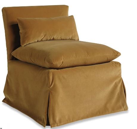 Lulu Denim Slipcovered Chair