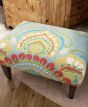 Ottoman in Aqua Namaste