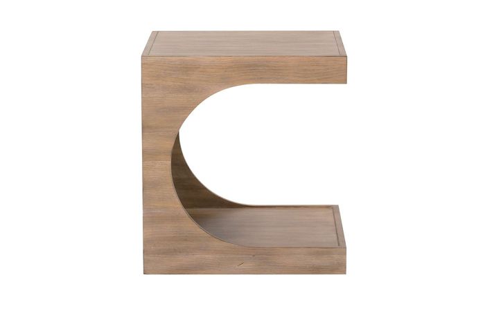 Driftwood Finish End Table