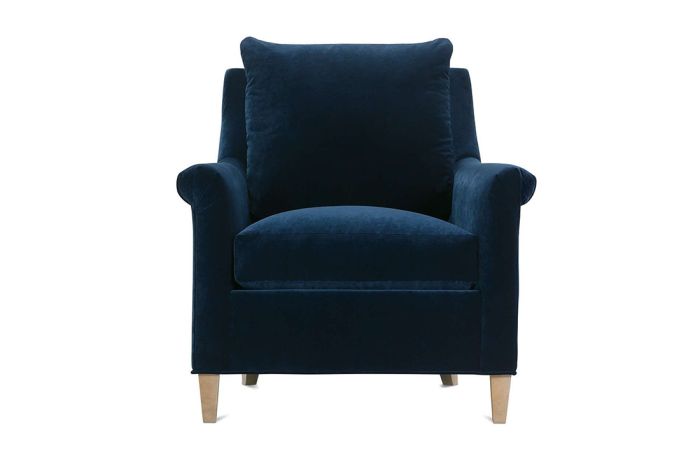 Teal Patterned Penelope Chair