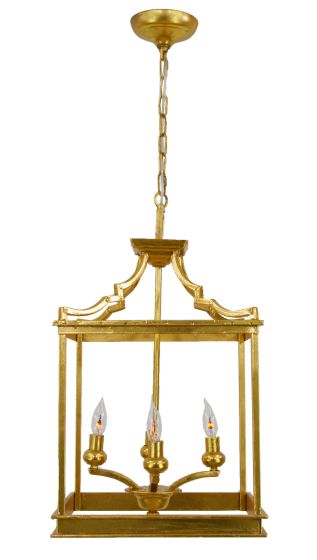 Antique Gold Leaf Lantern