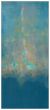 Blue Abstract Art with Gold 1