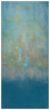Blue Abstract Art with Gold 3