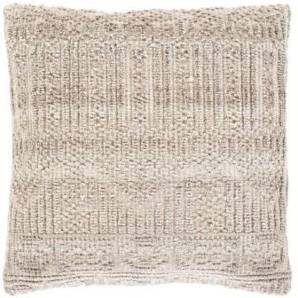Gray and Silver Gray Pillow