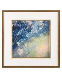 Textured Blue Tone Abstract Art