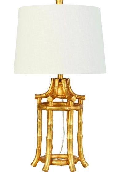 Golden Bamboo Lamp