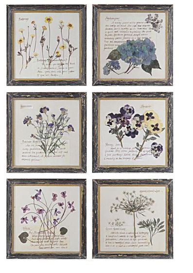 Framed Wall Decor-Floral Image