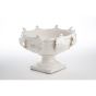 White Acanthus Leaf Urn