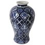 Blue & White Tapered Vase