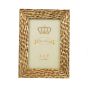 4x6 Hammered Gold Frame
