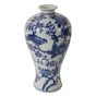 Blue & White Bird Vase