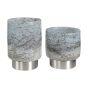 Blue and Gray Glass Vase - Lg