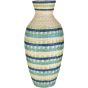 Natural Woven Jewel Tone Vase