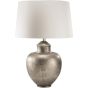 Antique Hammered Silver Lamp